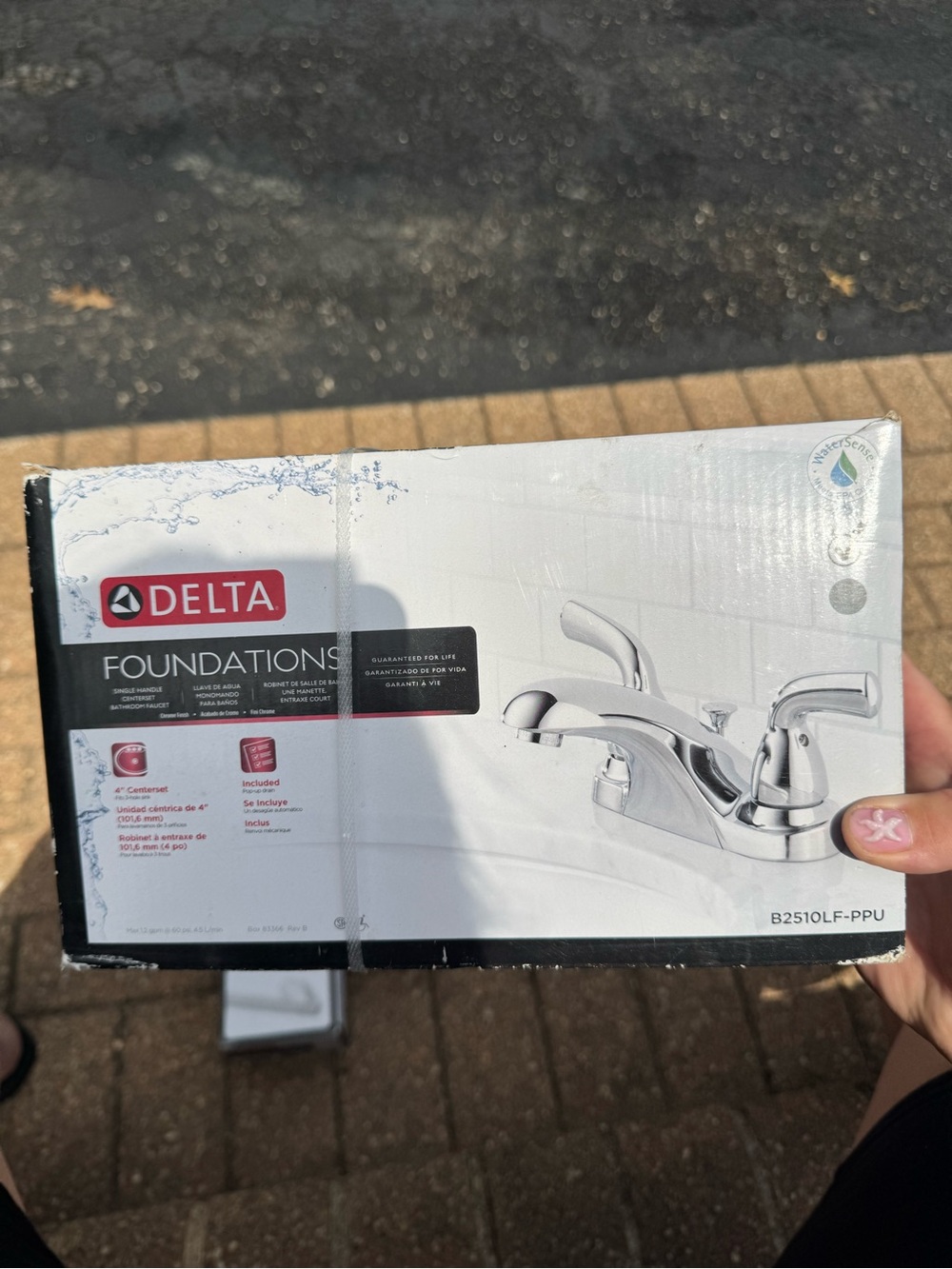 Delta Polished Chrome Two-Handle Bathroom Faucet